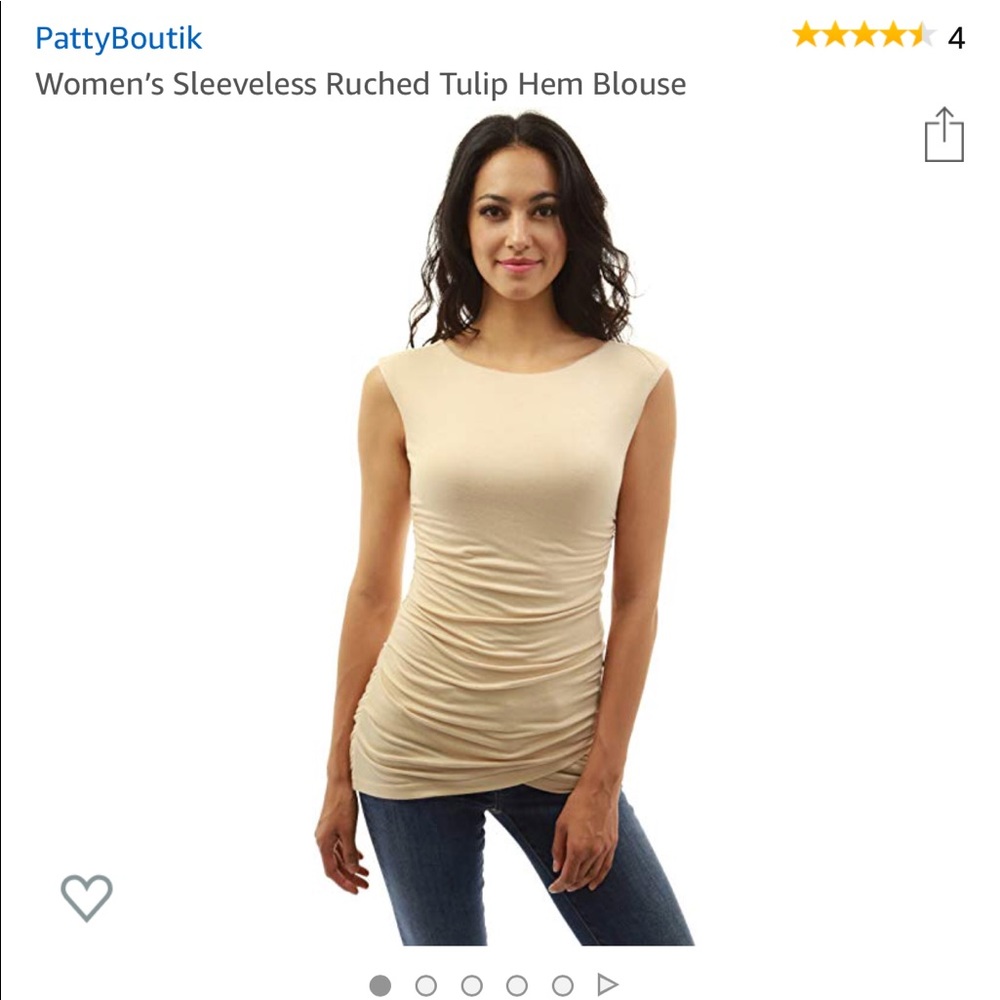 PattyBoutik Beige Top